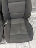1999-2000 Mazda Miata Mx-5 OEM Black Cloth Seats Pair 99NB5560 99-00
