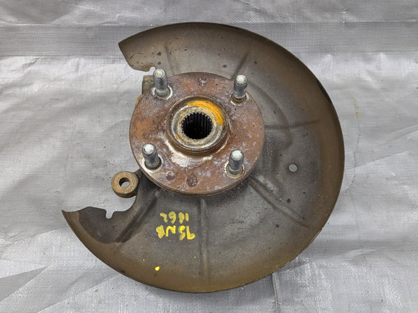 99-03 Mazda Miata Rear Spindle Knuckle Driver Side No ABS NC10-26-140 98NB18G2 — Mazda Miata MX-5 OEM part product photo
