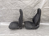 1999-2000 Mazda Miata Mx-5 OEM Black Cloth Seats Pair 98NB1174 99-00
