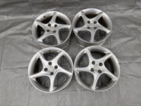 16” Mazda Miata OEM Alloy Wheel Rim Twist 5 spoke 16x6.5 +40 4x100  98NB18G2 — Mazda Miata MX-5 OEM part product photo