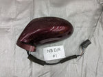 99-05 MAZDA MX-5 MIATA OEM DOOR MIRROR Burgundy LH Driver 1999-2005 #1