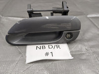 99-05 Mazda Miata OEM Left Driver Outside Door Handle Gray #1