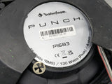 Rockford Fosgate P1683 Punch 6x8 3-Way Coaxial Speakers USED