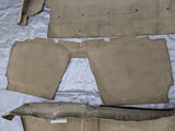 1999-2005 MAZDA MX-5 MIATA OEM CARPET SET 3 PIECES TAN 99-05 00NB7436