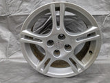 2004-2005 Mazda Miata Mx-5 16x6.5 Split Spoke Painted Silver Wheel 04-05 Mazda Miata OEM used part
