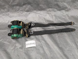 1999–2000 Mazda Miata Mx-5 OEM NB Parchment Seat Belts Front Left & Right Retractor 99-00 Mazda Miata OEM used part