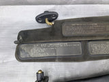90-97 Mazda Miata 2 Piece Left Right Sun Visors Pair Black 91NA0321 1990-1997