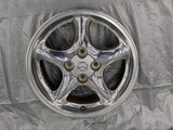 1999-2005 Mazda Miata Mx-5 OEM Alloy Wheel Rim 5 Spoke Polished 15x6 +40 4x100 00NB8402 2 99-05 Mazda Miata OEM used part