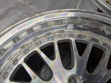 JNC WHEELS JNC001 15x8 4x100 +20 Silver Set of 4 Used