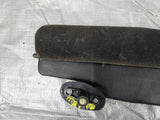 90-97 Mazda Miata 2 Piece Left Right Sun Visors Pair Black 91NAUC 1990-1997