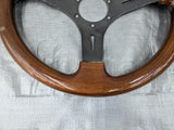 Steering Wheel Wood Wooden 350mm NO Hub Adapter