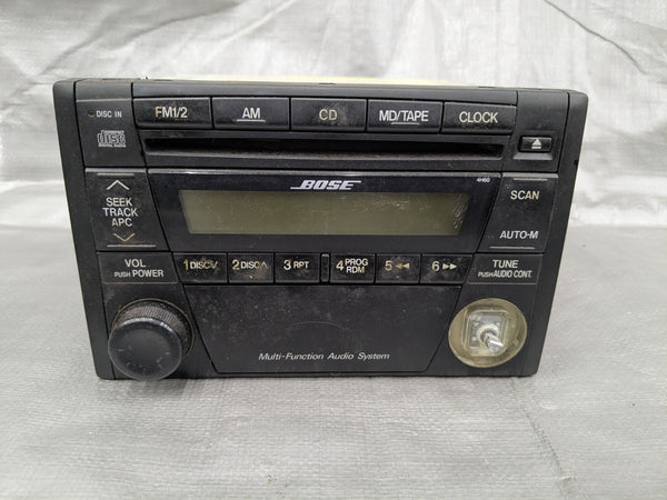 2001-2003 Mazda Miata Mx-5 OEM NB2 Non Bose Double Din Radio Unit CD Player 01-03 — Mazda Miata OEM used part product photo
