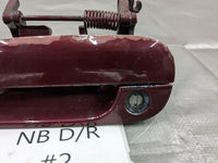 99-05 Mazda Miata OEM Left Driver Outside Door Handle Burgandy #2