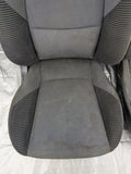 2001-2005 Mazda Miata Mx-5 OEM Black Cloth Seats Pair 01-05 00NB6198