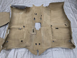 1999-2005 MAZDA MX-5 MIATA OEM CARPET SET 3 PIECES TAN 99-05 00NB7436
