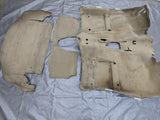 1999-2005 Mazda Miata Mx-5 OEM Carpet Set 3 Pieces Parchment 00NB8402 99-05 Mazda Miata OEM used part