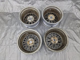 JNC WHEELS JNC001 15x8 4x100 +20 Silver Set of 4 Used