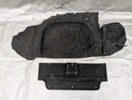 1990-1997 Mazda Miata Mx5 Black Rear Trunk Carpet Cover 2 Pieces 90-97 92NAPZ — Mazda Miata MX-5 OEM part product photo
