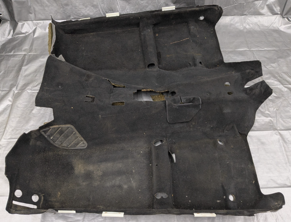 2001–2005 Mazda Miata MX-5 NB2 OEM Black Floor Carpet Assembly N067-68-810 01-05 — Mazda Miata MX-5 OEM part product photo