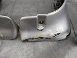 1999-2005 Mazda Miata NB Splash Guards Mud Flaps Front & Rear Set/ Silver 22v