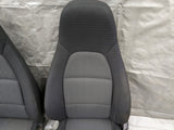 1999-2000 Mazda Miata Mx-5 OEM Black Cloth Seats Pair 98NB1174 99-00