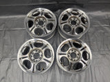 14x5" +45 offset 4x100 bolt patter aluminum wheels