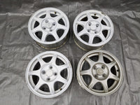 94-97 Mazda Miata Semi Solid Spoke Wheel Rim Set Miata MX5 14x6 9965-13-6040