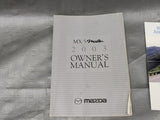 2003 Mazda Miata MX-5 NB Owner’s Manual OEM Guidebook Set 9999-95-0202-02 03NB97