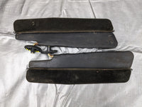 90-97 Mazda Miata OEM Bi-fold Left Right Sun Visors Pair Black 92NAPZ 1990-1997