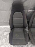 1999-2000 Mazda Miata Mx-5 OEM Black Cloth Seats Pair 99NB5560 99-00