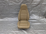 1999-2000 Mazda Miata Tan Beige Leather Passenger Seat Assembly Has Wear 92NA685