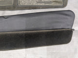 90-97 Mazda Miata 2 Piece Left Right Sun Visors Pair Black 91NA0321 1990-1997
