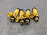 4x 550cc for MAZDA OEM 04-08 RX8 RX7 13B Miata fit Denso yellow fuel injectors