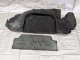 1990-1997 Mazda Miata Mx-5 OEM Black Rear Trunk Carpet Cover 2 Pieces 93NASU 90-97 — Mazda Miata OEM used part product photo
