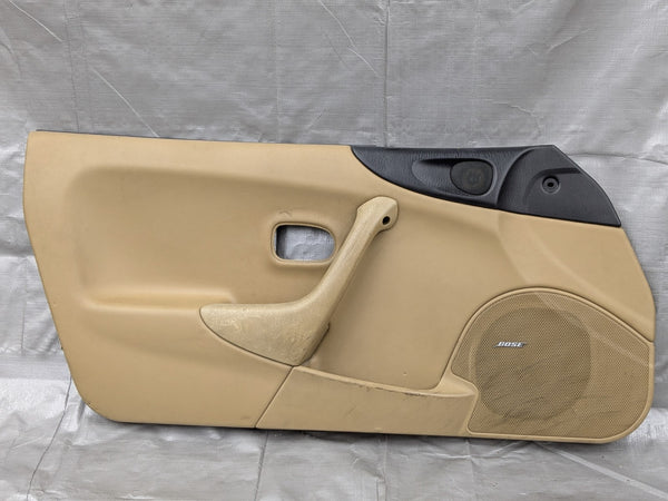 1999-2000 Mazda Miata MX-5 Tan Door Panel OEM with Bose NC10-68-59X 99-00 — Mazda Miata MX-5 OEM part product photo