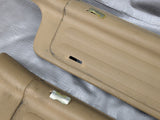 1999-2005 Mazda Miata MX-5 Door Sill Trim Cover Pair Chrome Tan 99-05