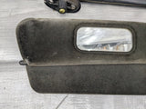 90-97 Mazda Miata 2 Piece Left Right Sun Visors Pair Black 91NA0321 1990-1997