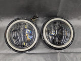 7inch LED Headlight Light Halo Angel Eye For 90-97 Mazda NA Miata Mx-5 92NA6670 Mazda Miata OEM used part