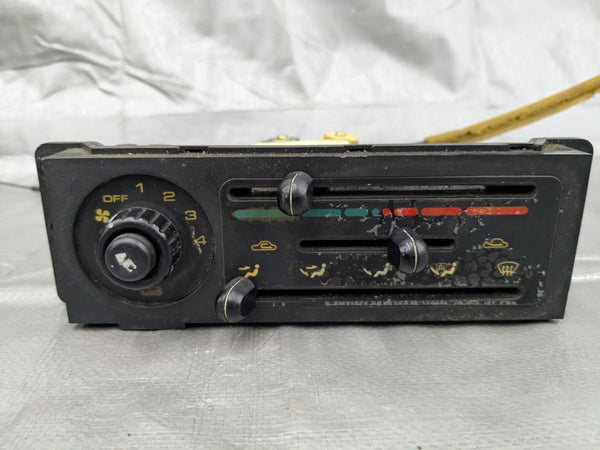 90-97 Mazda Miata MX5 MX-5 Heater Climate Control Panel USED HVAC 1990-1997 90UC — Mazda Miata MX-5 OEM part product photo