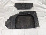 1990-1997 Mazda Miata Mx5 Black Rear Trunk Carpet Cover 2 Pieces 90-97 90NAUC — Mazda Miata MX-5 OEM part product photo