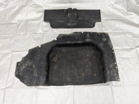 1990-1997 Mazda Miata Mx5 Black Rear Trunk Carpet Cover 2 Pieces 90-97 90NAUC — Mazda Miata MX-5 OEM part product photo