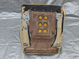 1999-2000 Mazda Miata Tan Beige Leather Passenger Seat Assembly Has Wear 92NA685