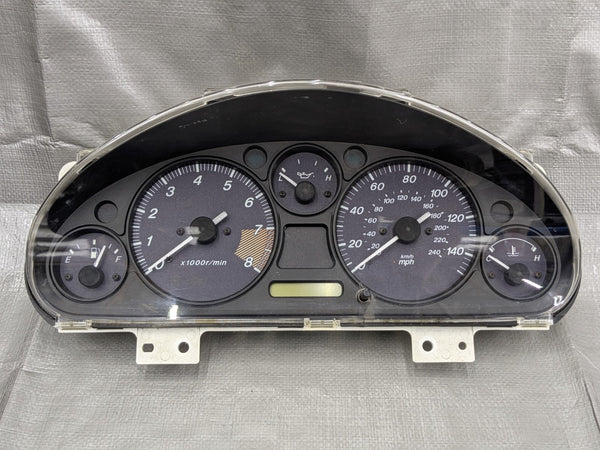 1999-2000 Mazda Miata MX-5 NB Gauge Cluster Speedometer Tach OEM NC10-55-430 147 — Mazda Miata MX-5 OEM part product photo