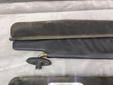 90-97 Mazda Miata 2 Piece Left Right Sun Visors Pair Black 91NA0321 1990-1997