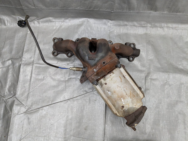 1999-2000 Mazda Miata Oem California Exhaust Header Manifold Down Mid Pipe 99-00 — Mazda Miata MX-5 OEM part product photo