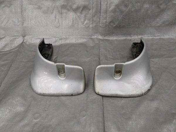 1999-2005 Mazda Miata Silver Rear Mud Flaps Flap Left Right Set 99-05 98NB18G — Mazda Miata MX-5 OEM part product photo