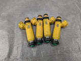 4x 550cc for MAZDA OEM 04-08 RX8 RX7 13B Miata fit Denso yellow fuel injectors