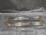 1999-2005 Mazda Miata NB Pair LH&RH Door Entry Sill Plates Chrome & TAN 99-05