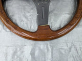 Steering Wheel Wood Wooden 350mm NO Hub Adapter
