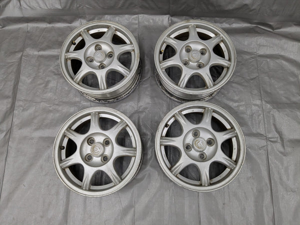 94-97 Mazda Miata Semi Hollow Spoke Wheel Rim Set Miata MX5 14x6 9965-13-6040 #2